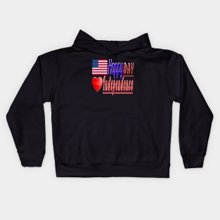 4TH OF JULY Independence Day in the United States Kids Hoodie